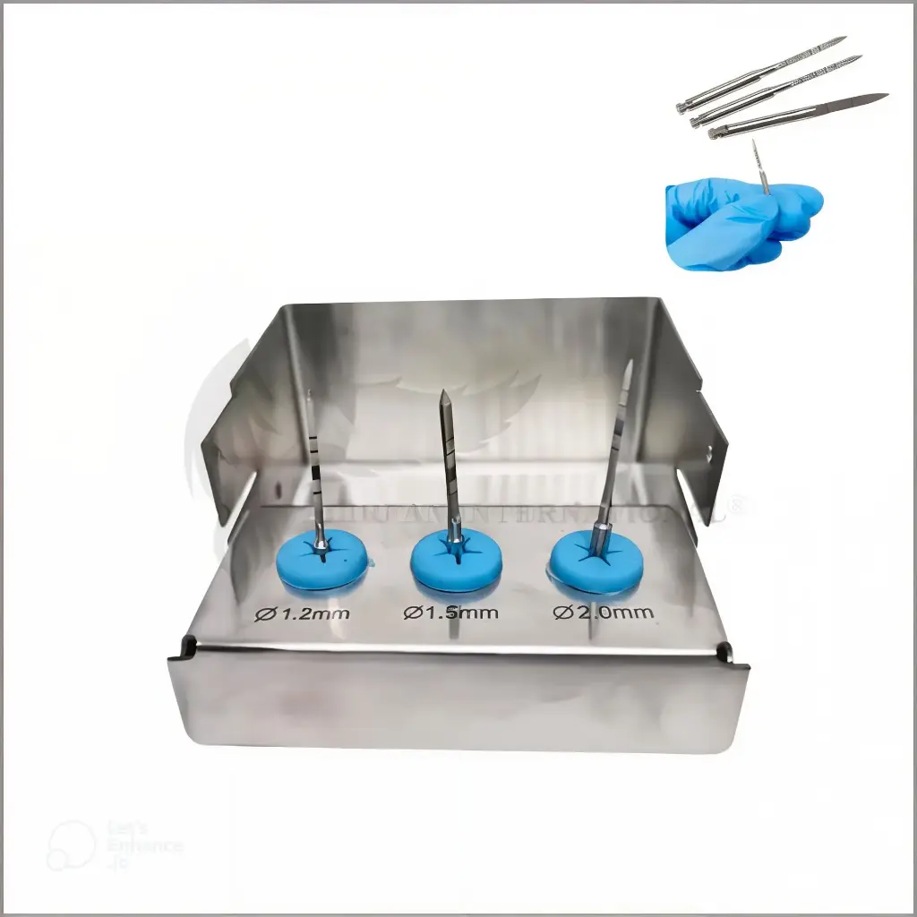 Dental Implant Lance Pilot Drills Kit 3 Pcs
