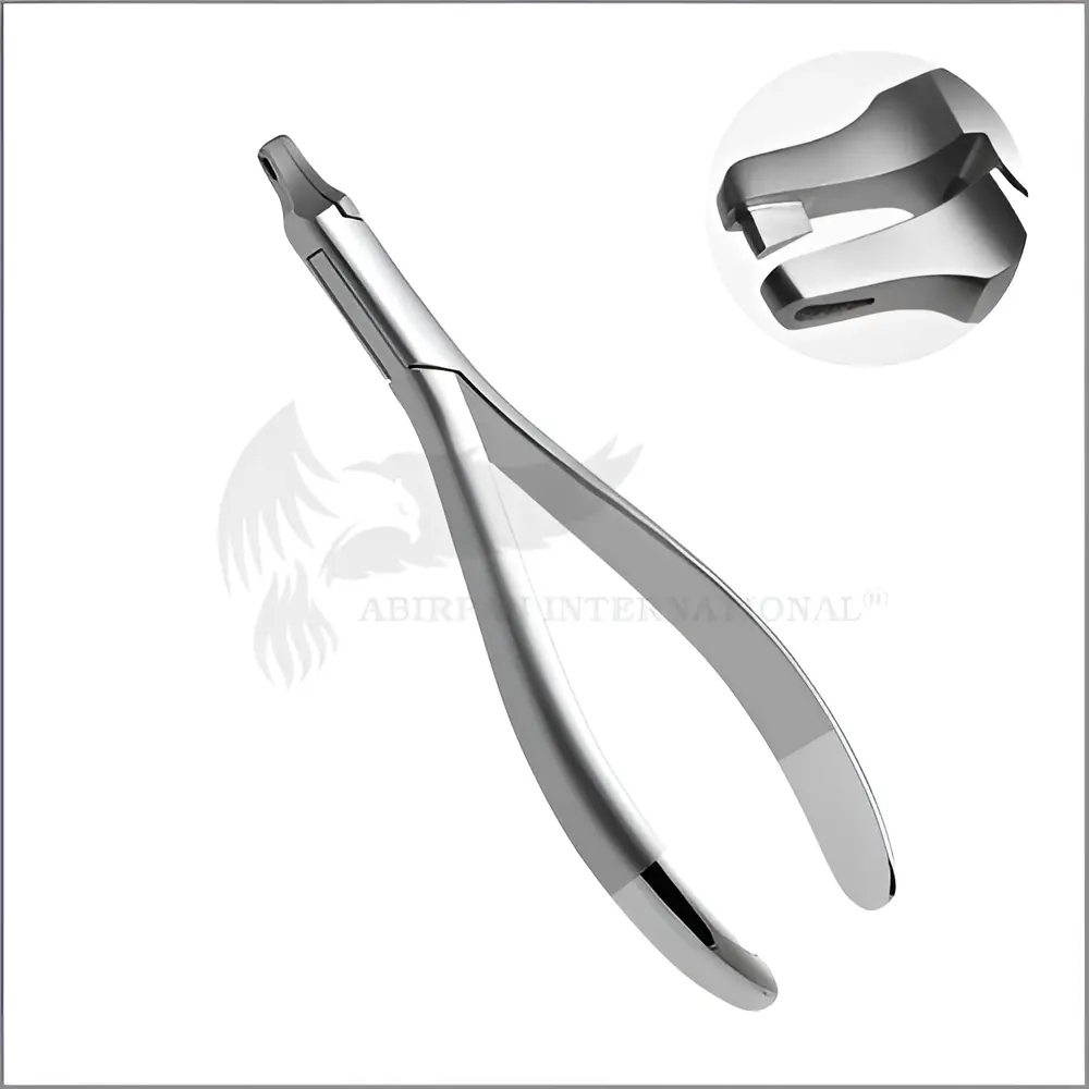 Dental Orthodontic Aligner Plier Tear Drop Hole Standard Handle