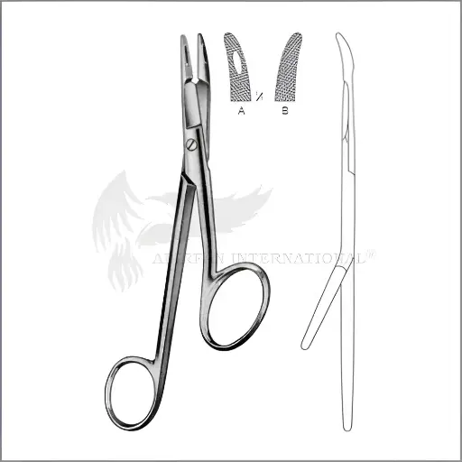 Dental Needle Holder Forcep Gillies 15cm