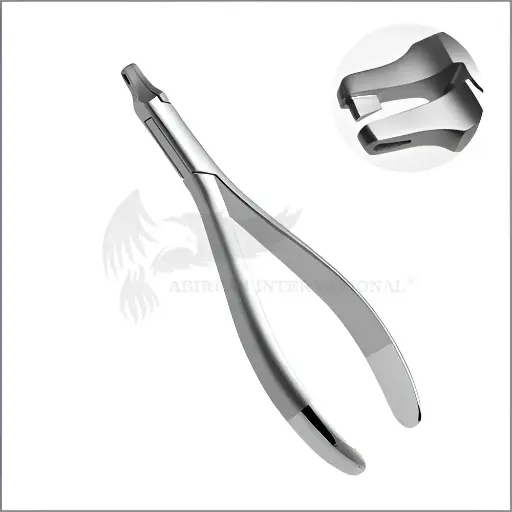 Dental Orthodontic Aligner Plier Tear Drop Hole Standard Handle